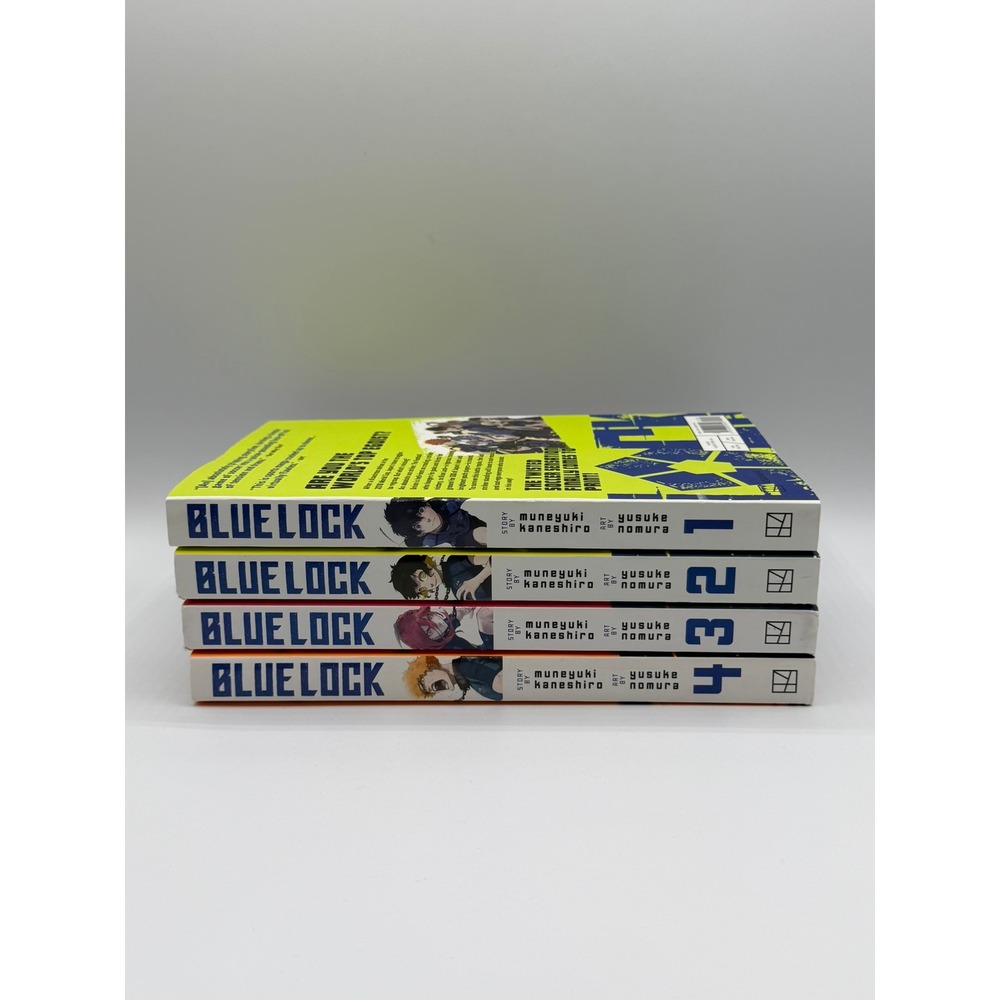 Blue Lock Manga English Vol 1-4 Set Kodansha Muneyuki Kaneshiro Yusuke Nomura